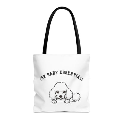 Poodle FurBaby Tote Bag