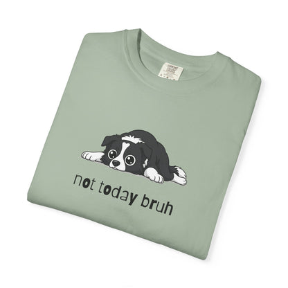 Border Collie Not Today Bruh T-Shirt