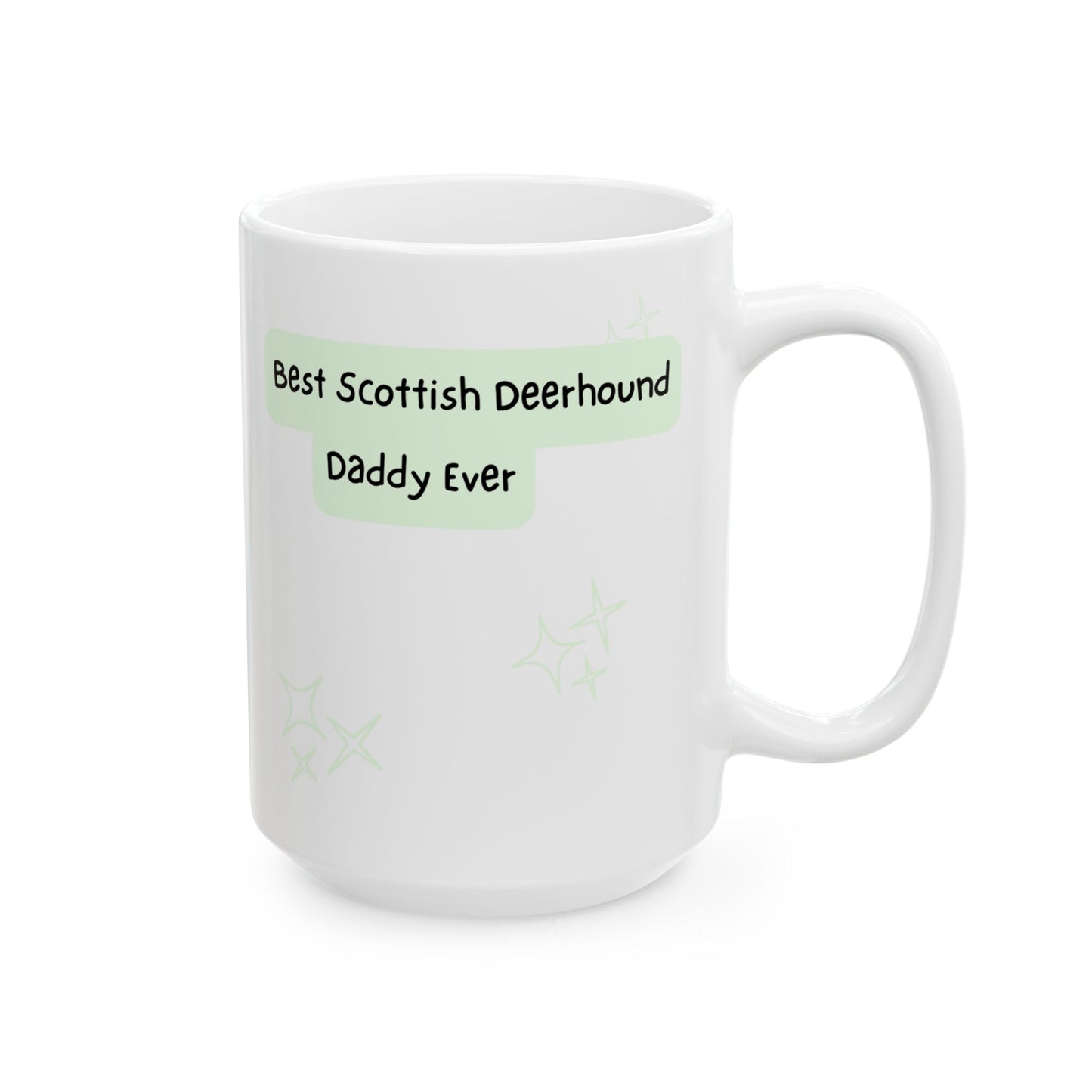 Scottish Deerhound Peek-a-Boo Mug | Best Scottish Deerhound Daddy Gift