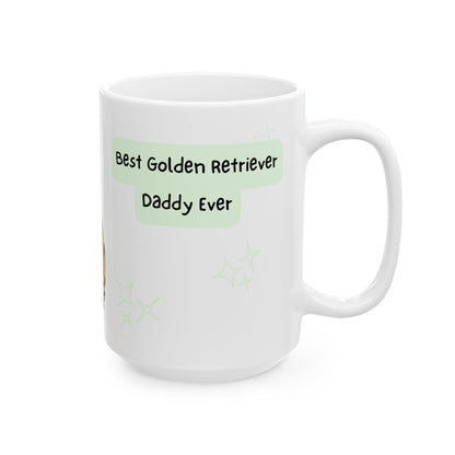 Golden Retriever Peek-a-Boo Mug | Best Golden Retriever Daddy Gift