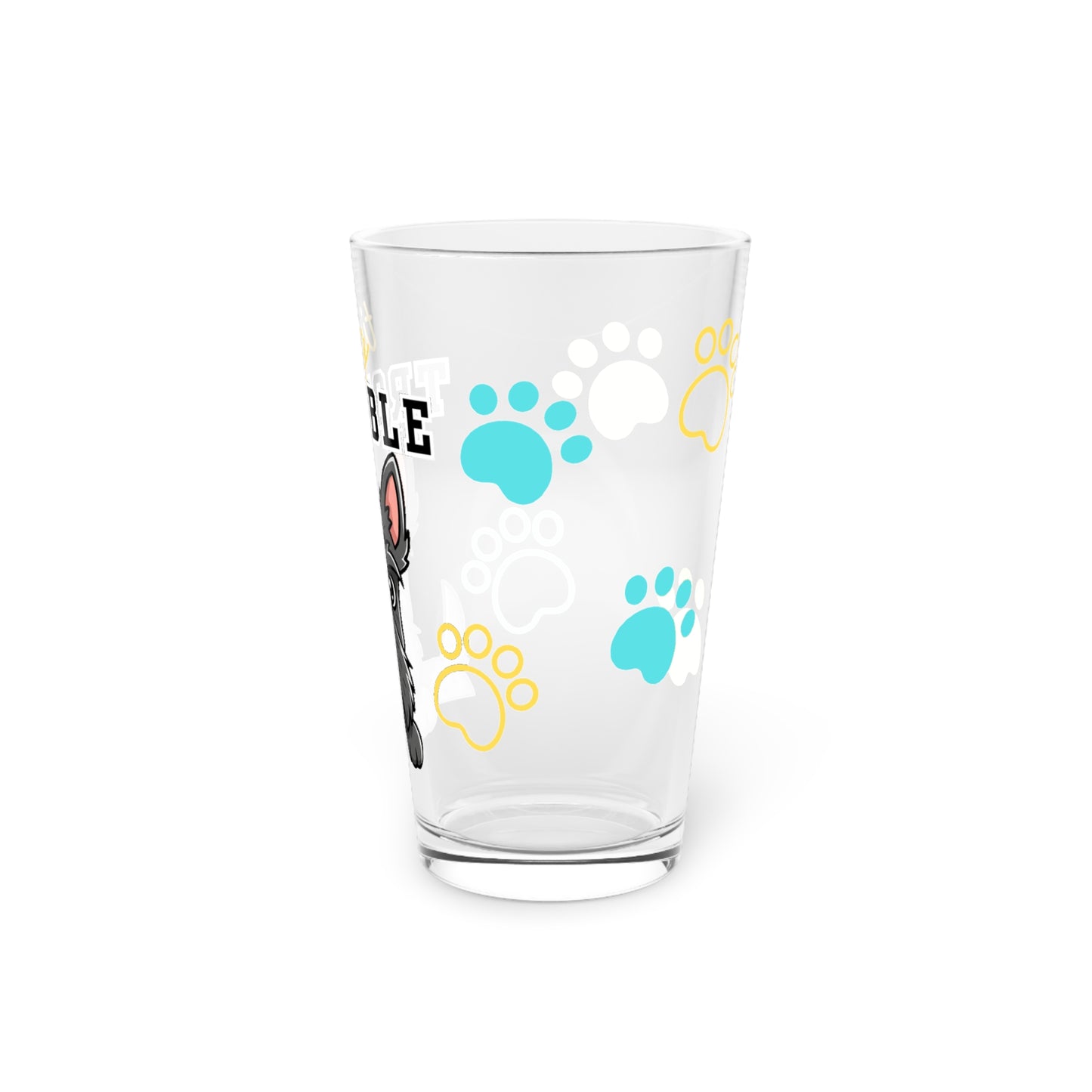 Scottie Tiny Trouble Pint Glass