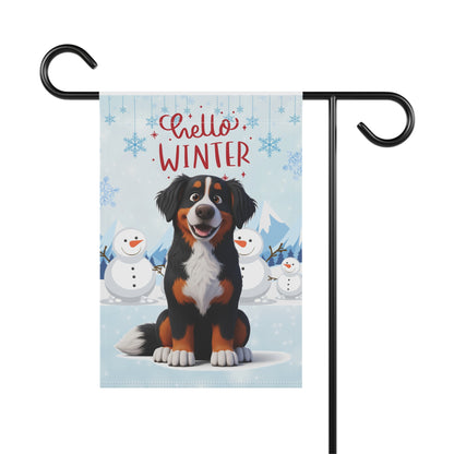 Berner Hello Winter Garden Banner