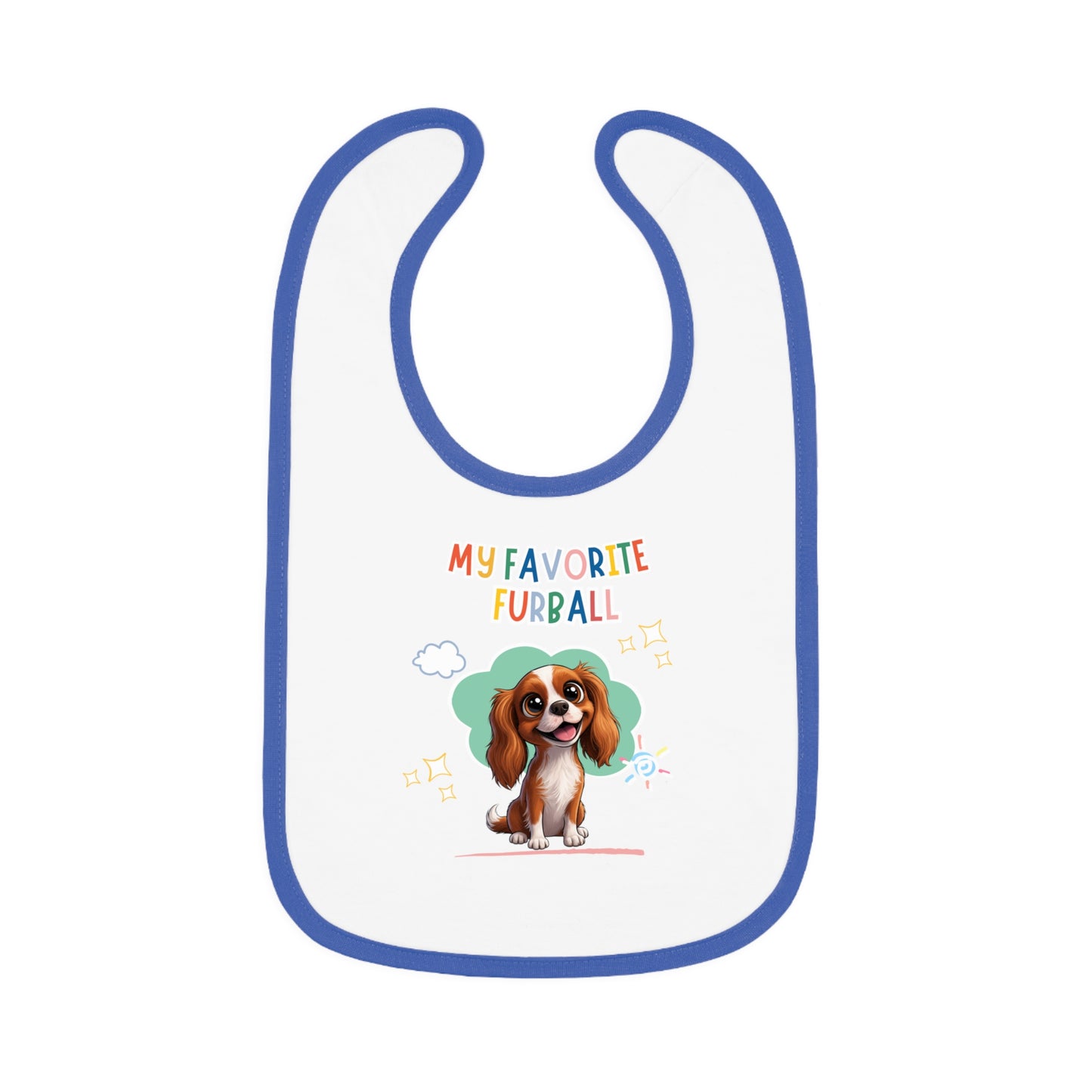 Cavalier Favorite Furball Baby Bib