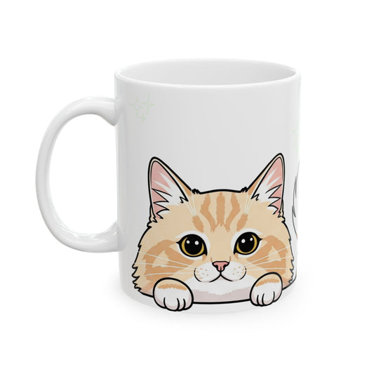 Cat Peek-a-Boo Mug | Best Cat Daddy Gift