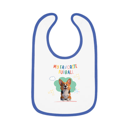 Corgi Favorite Furball Baby Bib