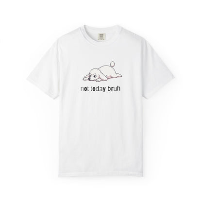 Poodle Not Today Bruh T-Shirt