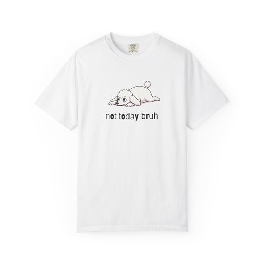 Poodle Not Today Bruh T-Shirt