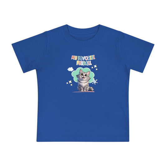 Siberian Cat Favorite Furball Baby Tee