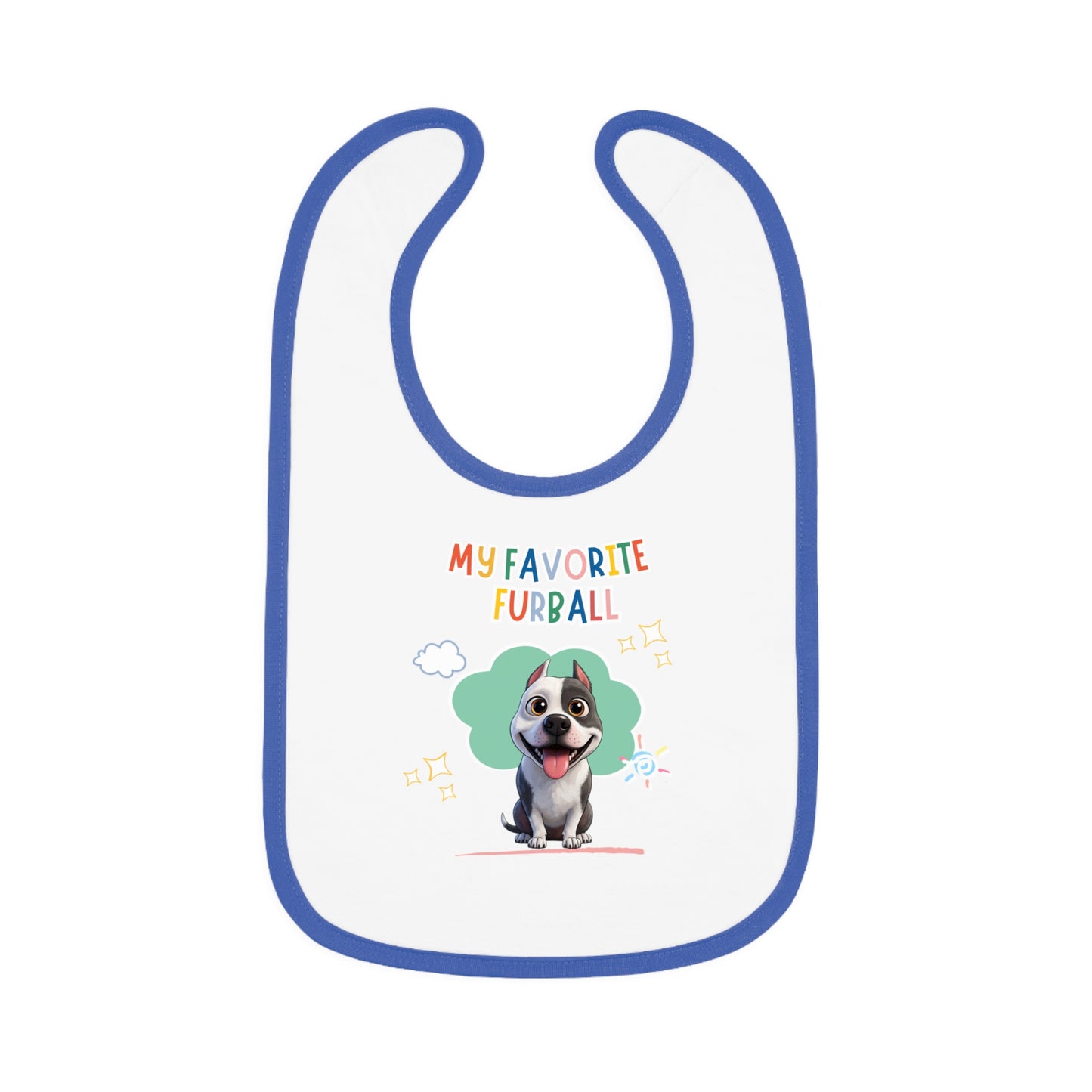 Pitbull Favorite Furball Baby Bib
