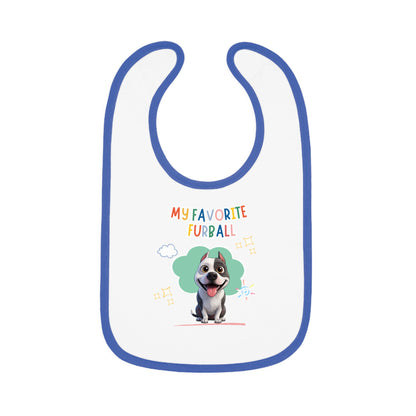 Pitbull Favorite Furball Baby Bib