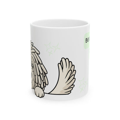 Komondor Peek-a-Boo Mug | Best Komondor Daddy Gift