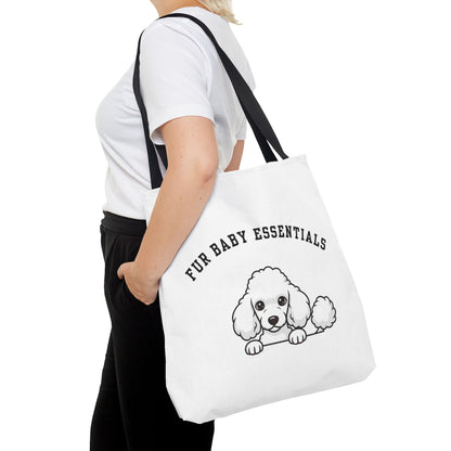 Poodle FurBaby Tote Bag