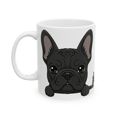 French Bulldog Peek-a-Boo Mug | Best Frenchie Daddy Gift