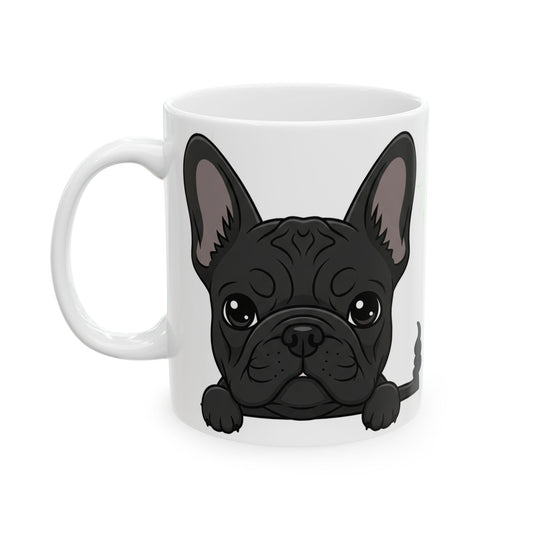 French Bulldog Peek-a-Boo Mug | Best Frenchie Daddy Gift
