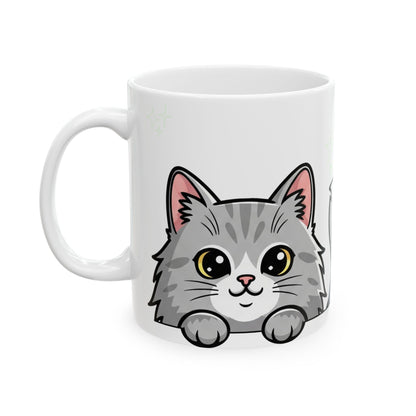 Cat Peek-a-Boo Mug | Best Cat Mama Gift