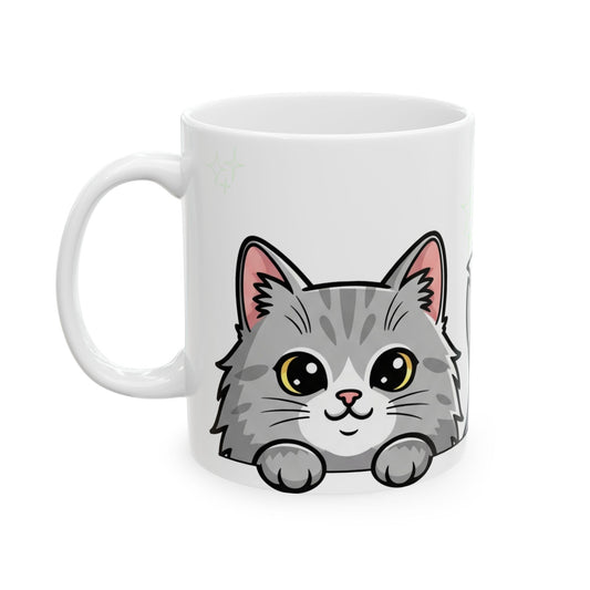 Cat Peek-a-Boo Mug | Best Cat Mama Gift