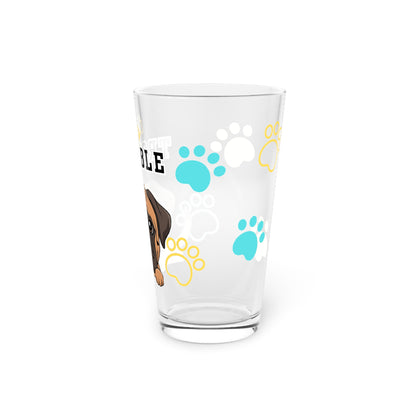 Mastiff Tiny Trouble Pint Glass