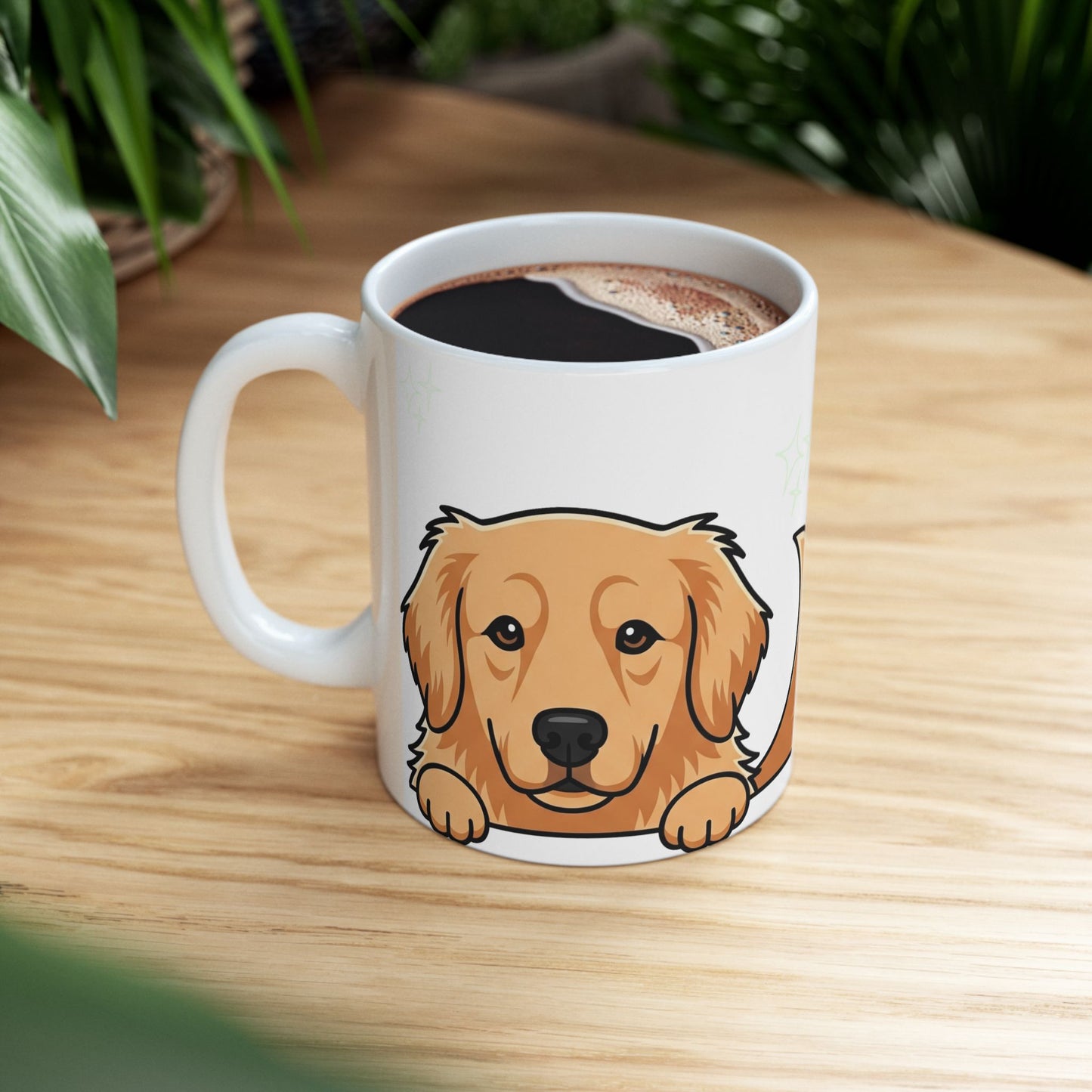 Golden Retriever Peek-a-Boo Mug | Best Golden Retriever Mama Gift