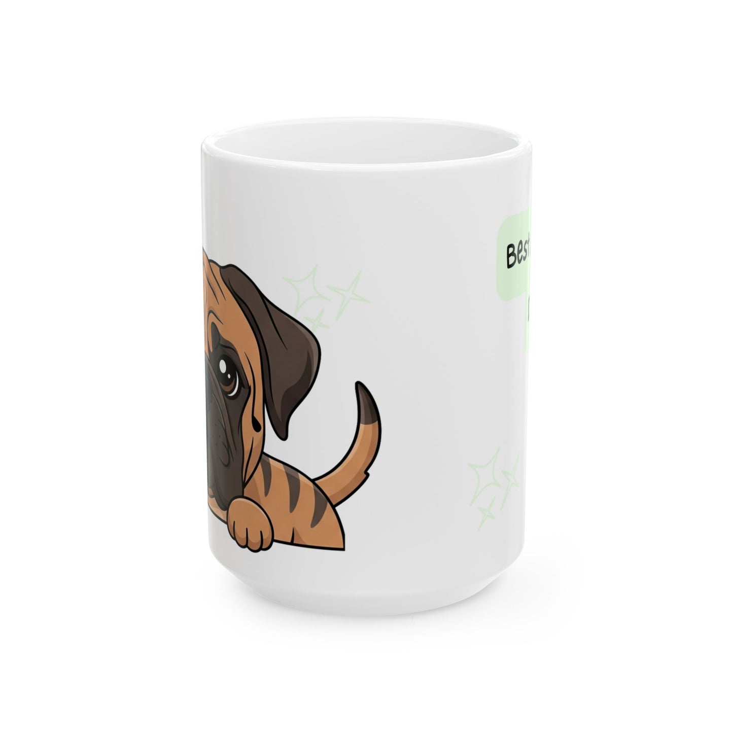 Mastiff Peek-a-Boo Mug | Best Mastiff Daddy Gift