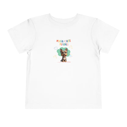 Yorkie Favorite Furball Toddler Tee