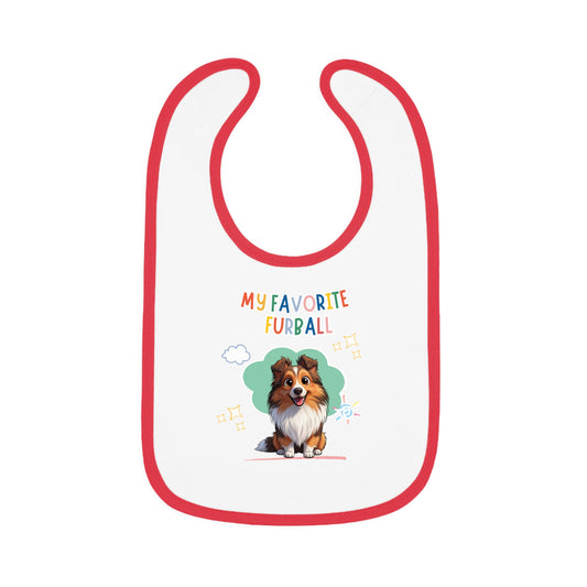 Sheltie Favorite Furball Baby Bib