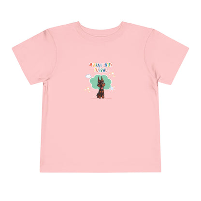 Doberman Favorite Furball Toddler Tee