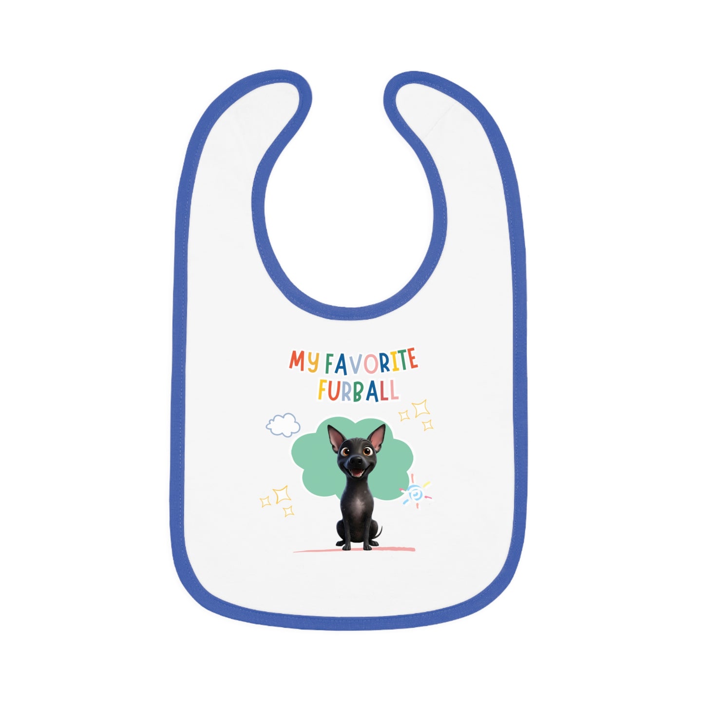Hairless Dog Favorite Furball Baby Bib