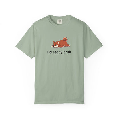 Shiba Not Today Bruh T-Shirt