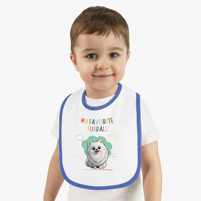 Pomeranian Favorite Furball Baby Bib