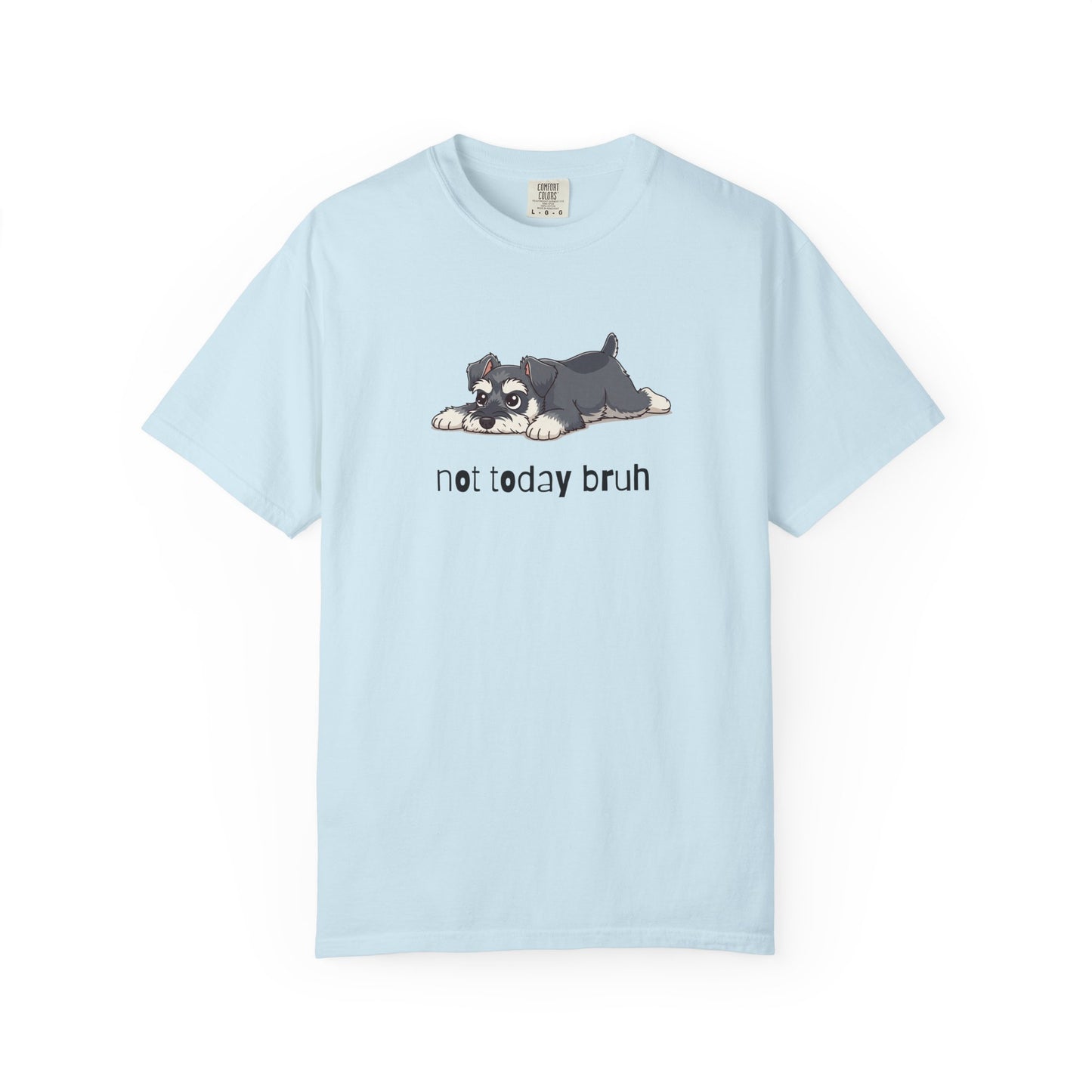 Schnauzer Not Today Bruh T-Shirt