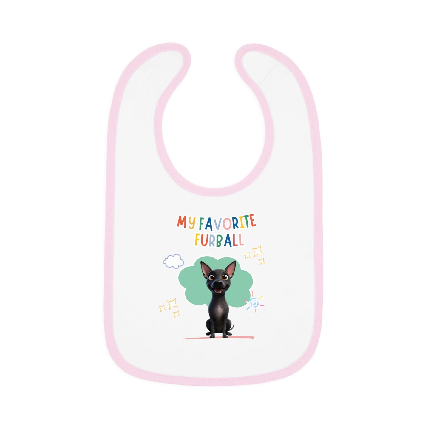 Hairless Dog Favorite Furball Baby Bib