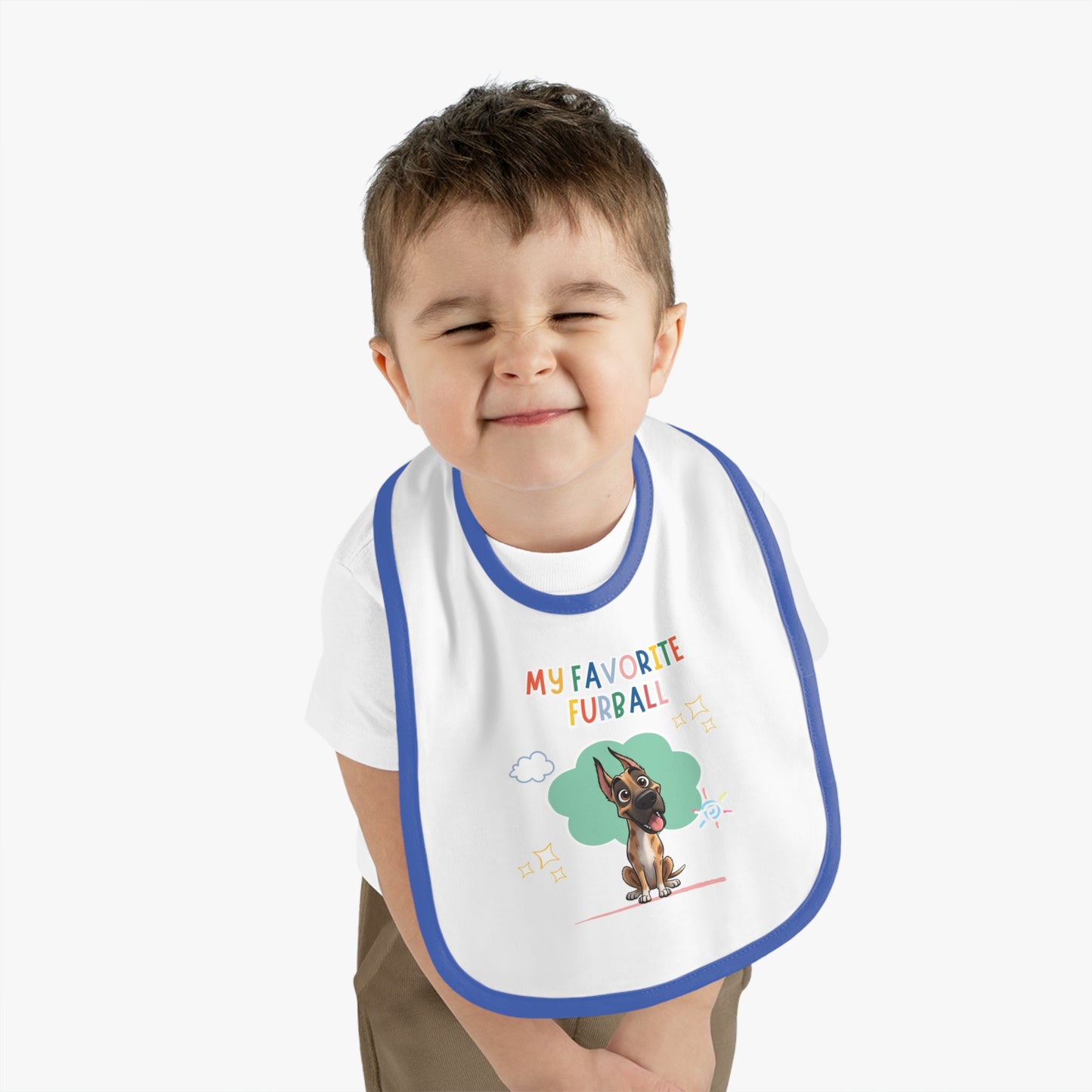 Great Dane Favorite Furball Baby Bib