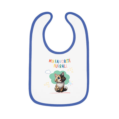 Long hair Chimera Cat Favorite Furball Baby Bib