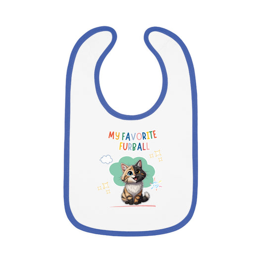 Long hair Chimera Cat Favorite Furball Baby Bib