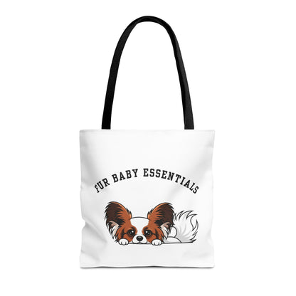 Papillon FurBaby Tote Bag