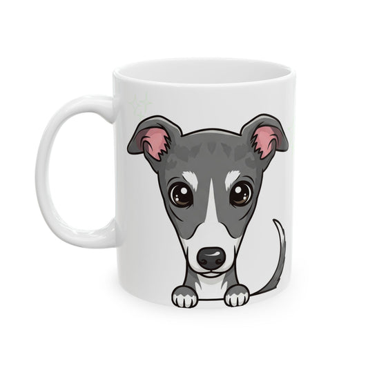 Greyhound Peek-a-Boo Mug | Best Greyhound Daddy Gift
