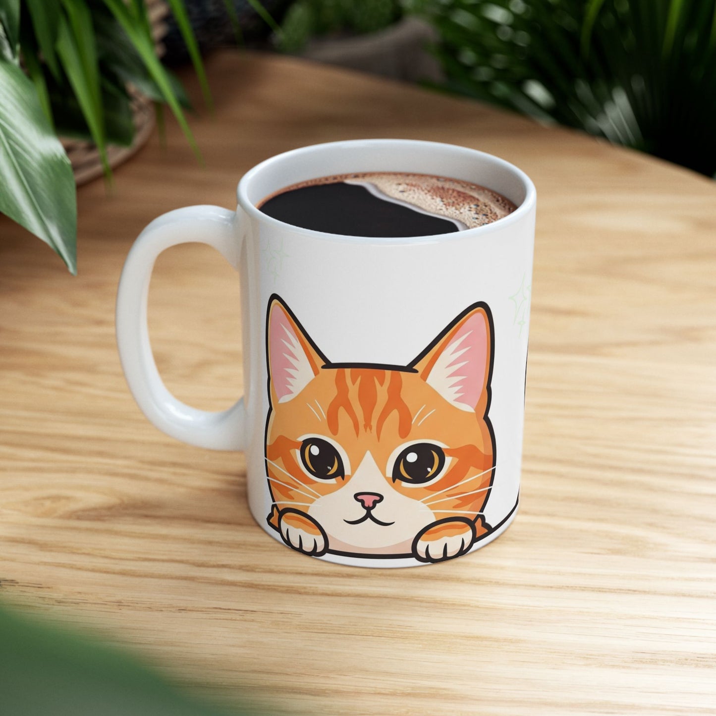 Cat Peek-a-Boo Mug | Best Cat Daddy Gift