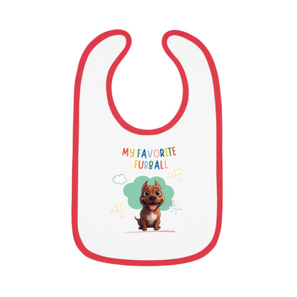 Pitbull Favorite Furball Baby Bib