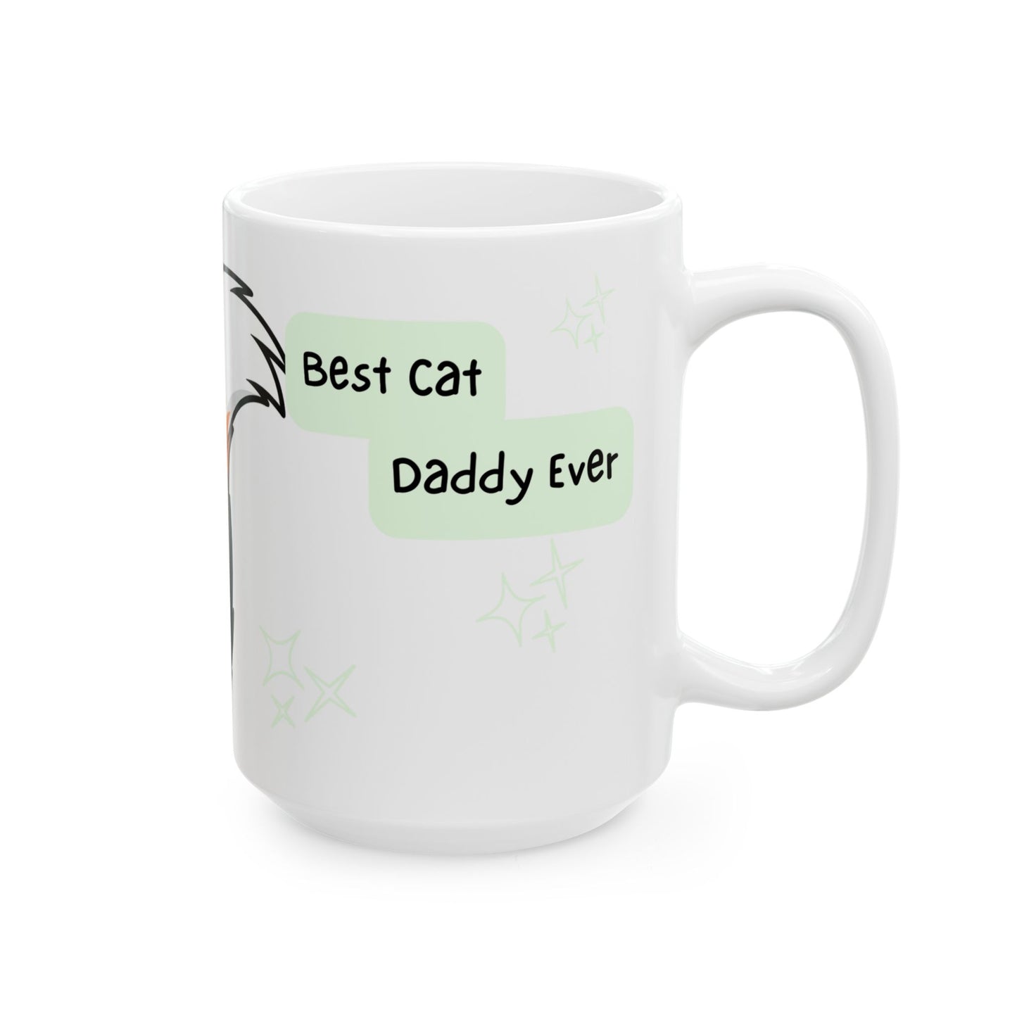 Cat Peek-a-Boo Mug | Best Cat Daddy Gift
