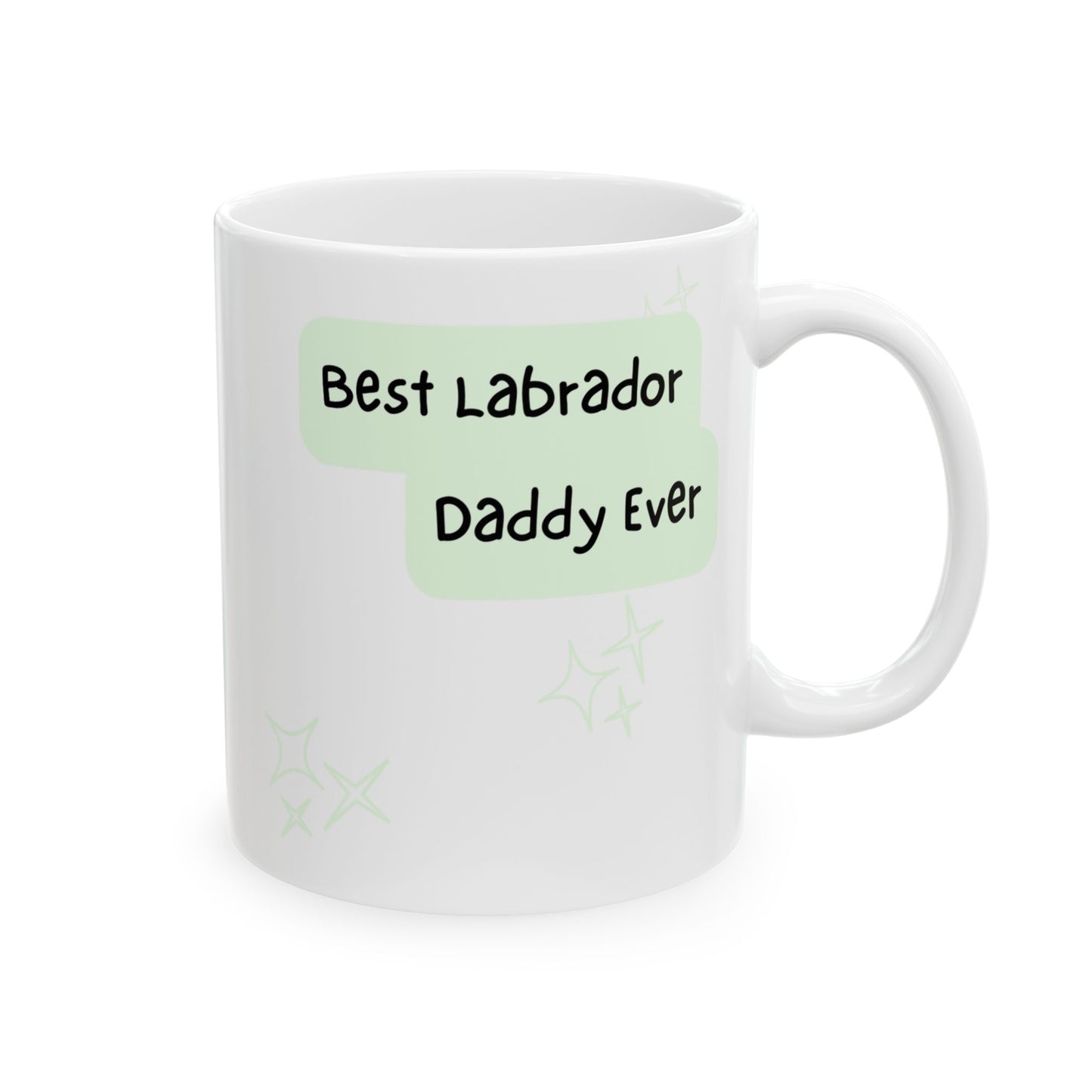 Lab Peek-a-Boo Mug | Best Labrador Retriever Daddy Gift