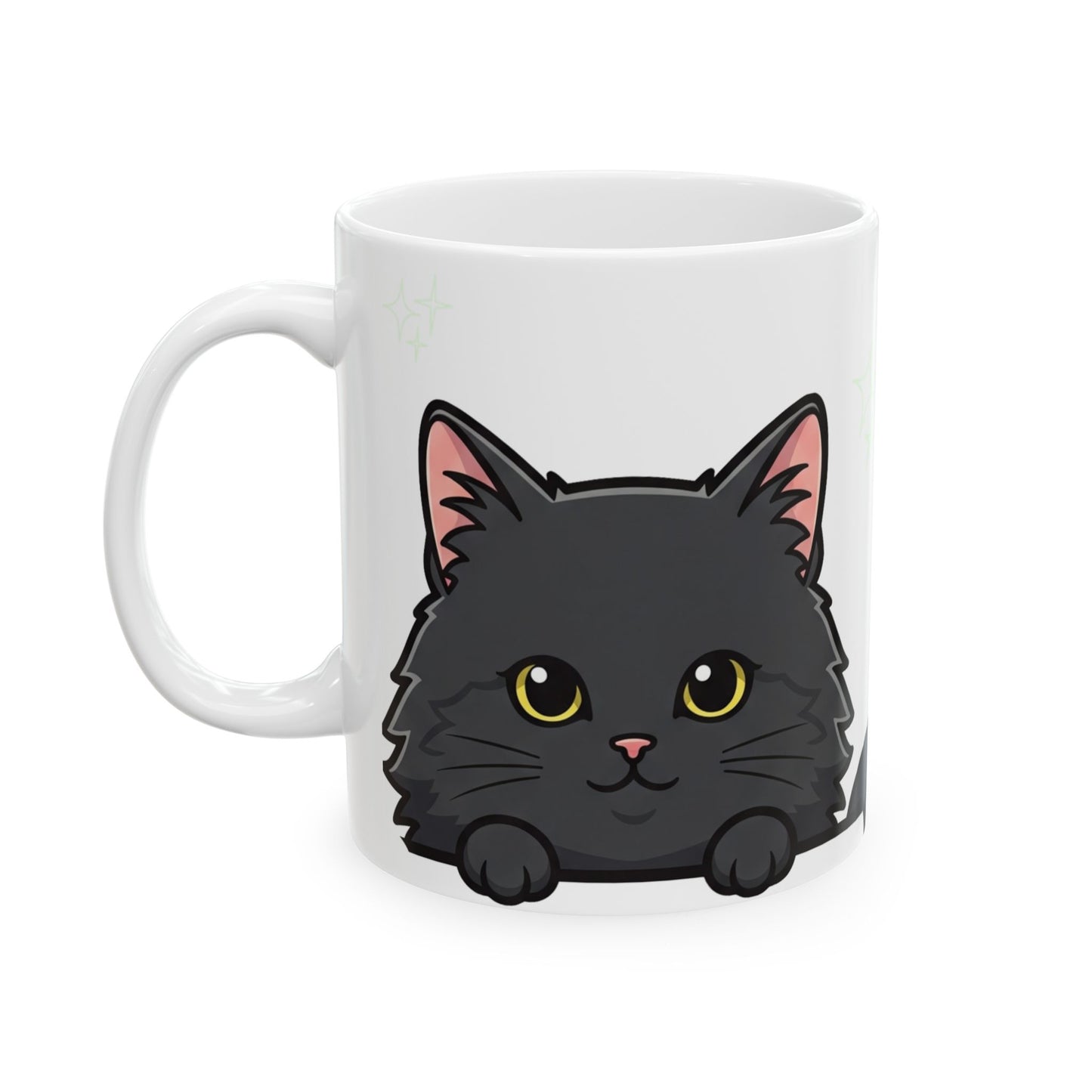 Cat Peek-a-Boo Mug | Best Cat Daddy Gift