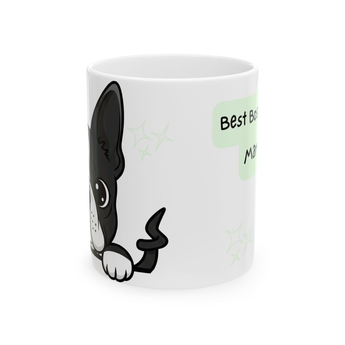 Boston Terrier Peek-a-Boo Mug | Best Boston Terrier Mama Gift