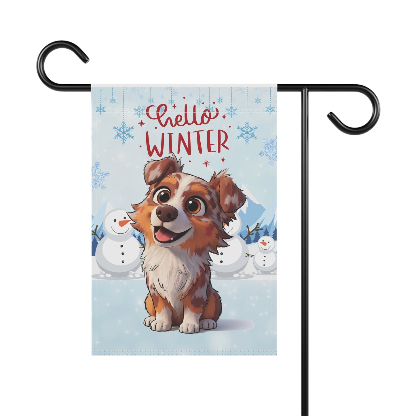 Aussie Hello Winter Garden Banner