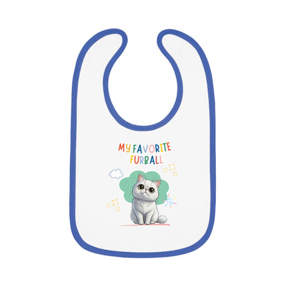 Exotic Shorthair Favorite Furball Baby Bib
