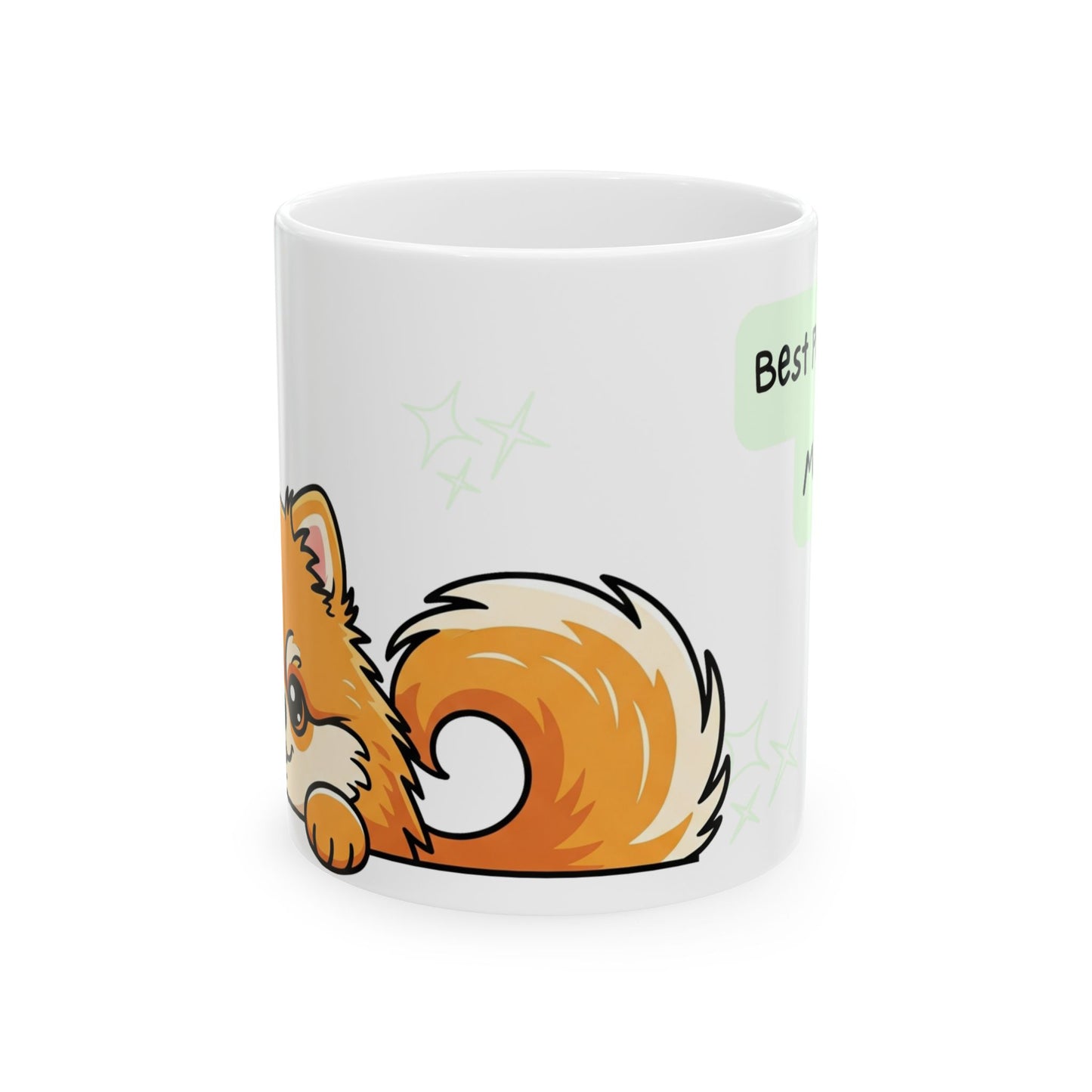 Pomeranian Peek-a-Boo Mug | Best Pomeranian Mama Gift