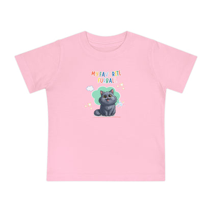 Persian Cat Favorite Furball Baby Tee