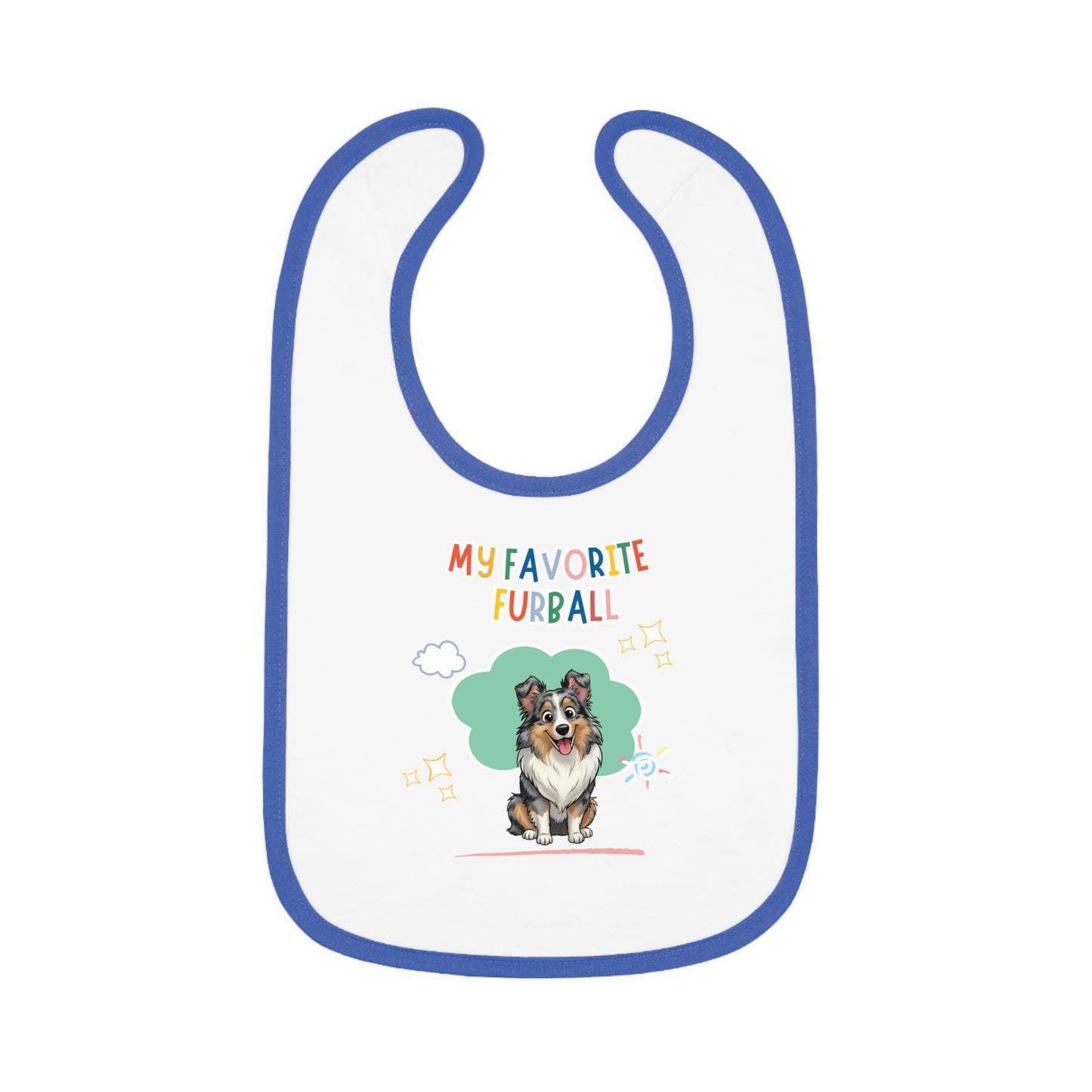Sheltie Favorite Furball Baby Bib