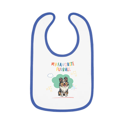 Sheltie Favorite Furball Baby Bib