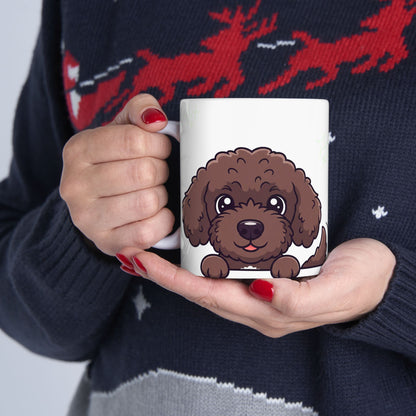 Portuguese Water Dog Peek-a-Boo Mug | Best Portie Mama Gift