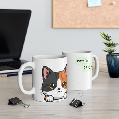 Cat Peek-a-Boo Mug | Best Daddy Gift